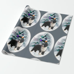 Spanish Water Dog Christmas Wrapping Paper