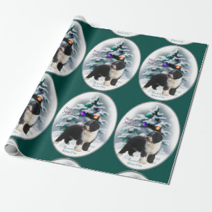 Spanish Water Dog Christmas Wrapping Paper
