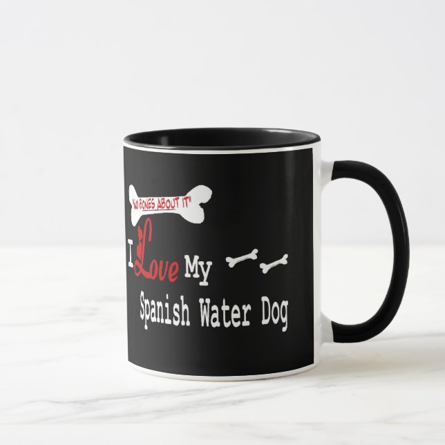 Spanish Water Dog (I Love) Mug (Right)