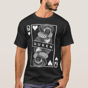 Spanish Water Dog  Queen Of Hearts  Pop T-Shirt
