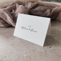 Spanish Wedding Acknowledgment Card