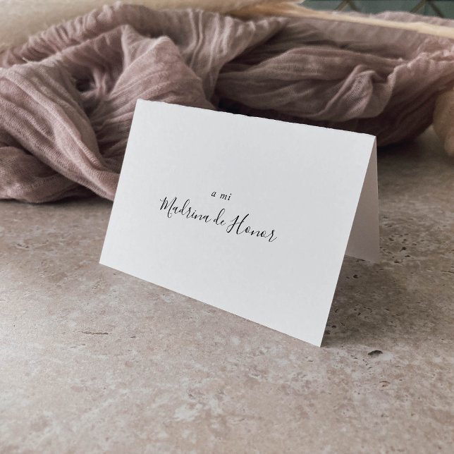 Spanish Wedding Acknowledgment Card (Creator Uploaded)