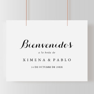 Spanish Wedding Bienvenidos Sign