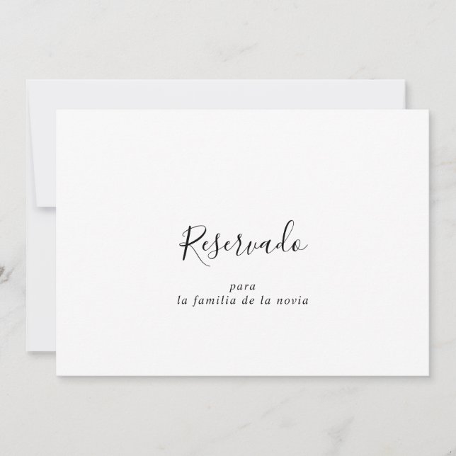 Spanish Wedding Card (Front)