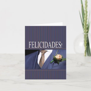 Spanish Wedding congrats Card