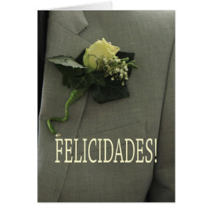 Spanish  wedding congratulations