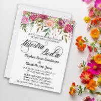 Spanish Wedding Flower Fuschia Pink Nuestra Boda