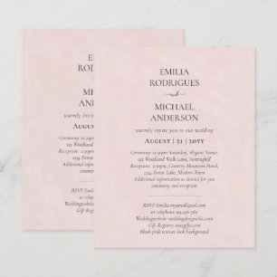 Spanish Wedding Invitation BILINGUAL Nuestra Boda