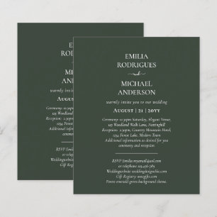 Spanish Wedding Invitation BILINGUAL Nuestra Boda