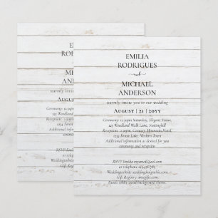 Spanish Wedding Invitation BILINGUAL Nuestra Boda