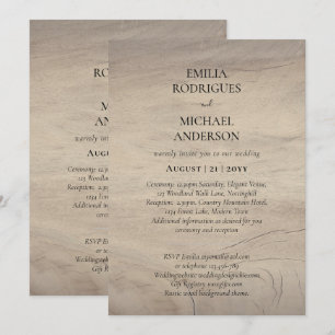 Spanish Wedding Invitation BILINGUAL Nuestra Boda