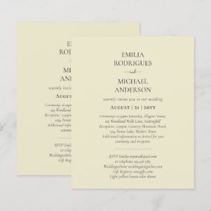 Spanish Wedding Invitation BILINGUAL Nuestra Boda