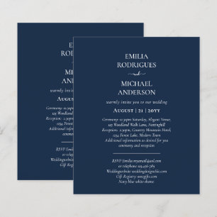 Spanish Wedding Invitation BILINGUAL Nuestra Boda