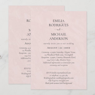 Spanish Wedding Invitation BILINGUAL Nuestra Boda