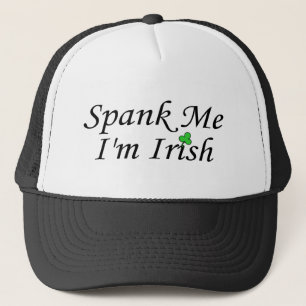 Spank Me Im Irish Trucker Hat