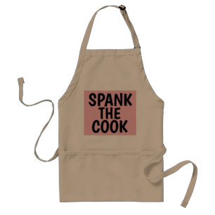 SPANK THE COOK, Funny Kitchen Aprons