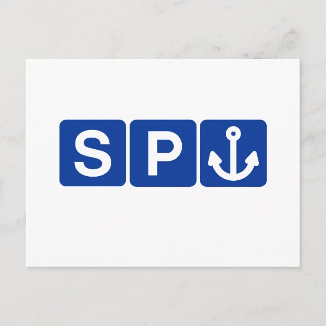 Spanker Symbol Joke Postcard (Front)