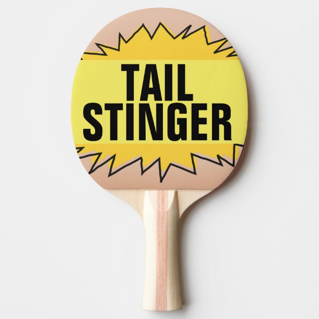 SPANKING NEW TAIL STINGER PING PONG PADDLE (Front)