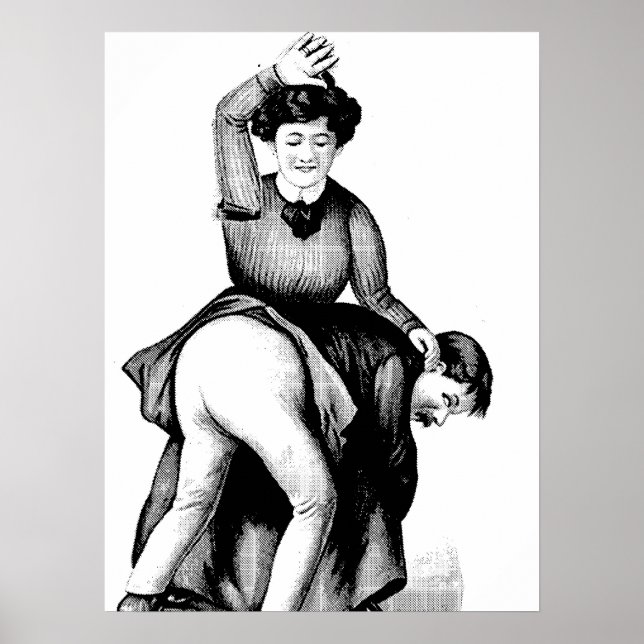 Spanking time Pop Art Poster (Front)