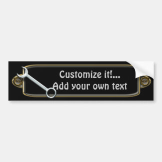 Spanner Bumper Sticker Template