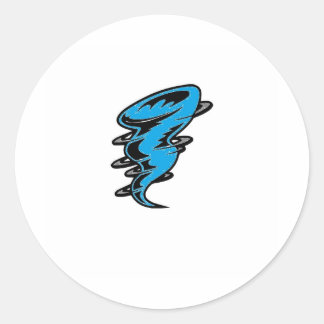 Spar 8-9 Flag Cyclone Under 8 Classic Round Sticker