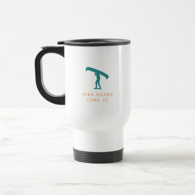 Spar Island Canoe Travel Mug (Left)