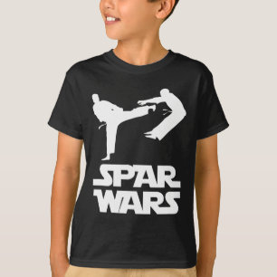 Spar Wars Funny Saying Taekwondo Mma Fighter Karat T-Shirt