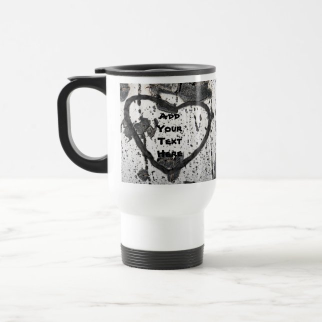 Spare An Aspen Tree | White Bark Photograph Travel Mug (Left)