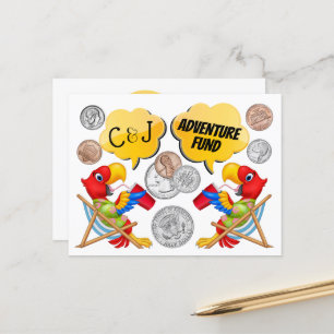 Spare Change Jar Postcard