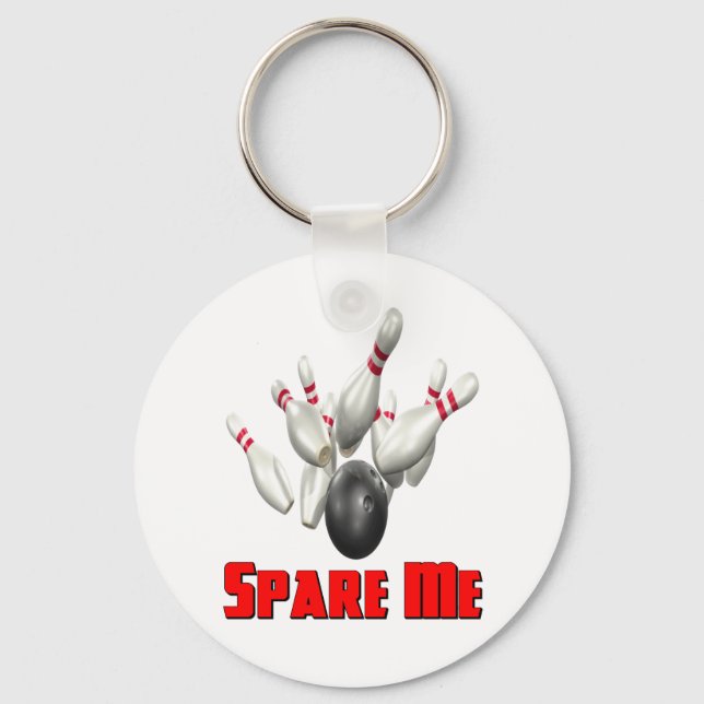 Spare Me Bowling Key Ring (Front)