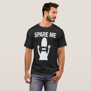 Spare Me Bowling Pin Humour T-Shirt
