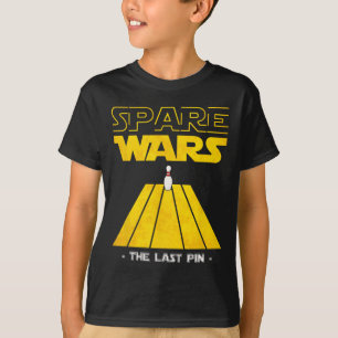Spare Wars Last Pin Bowling Bowler Bowling Player T-Shirt