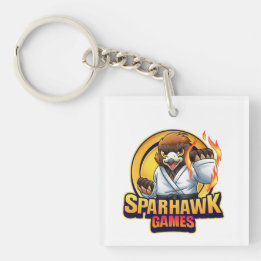 SparhawkGames + Dojo Squad logo keyring
