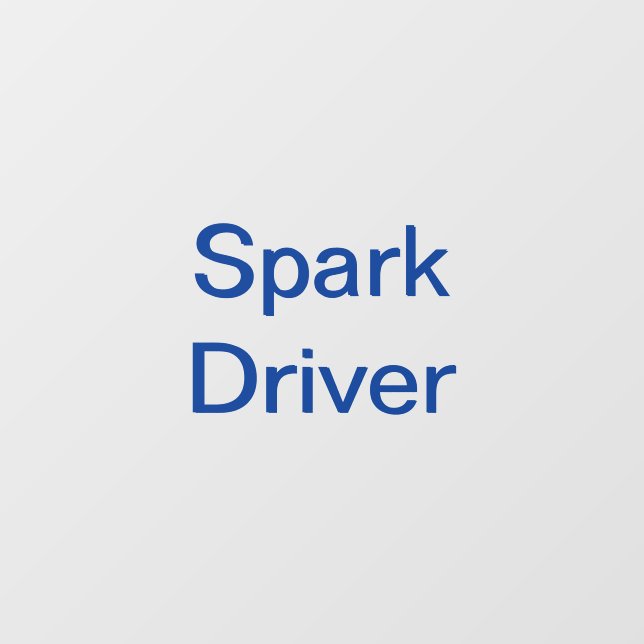 Spark Delivery Driver Car Window Decal (Sheet)