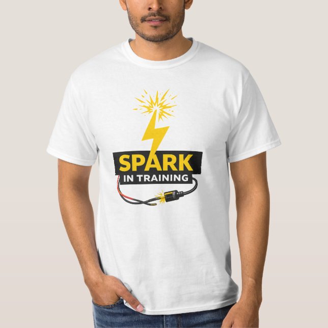 Spark In Training Electrician Shirt (Front)