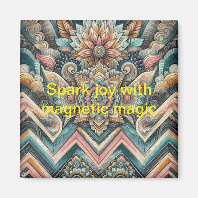 Spark joy with magnetic magic magnet (Front)