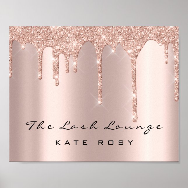 Spark Name Makeup Artist Beauty Studio Lashes Poster (Front)