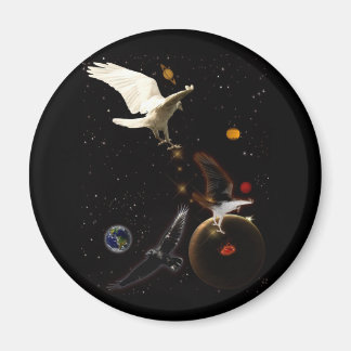 "Spark of Creation" White Raven Gifts Magnet