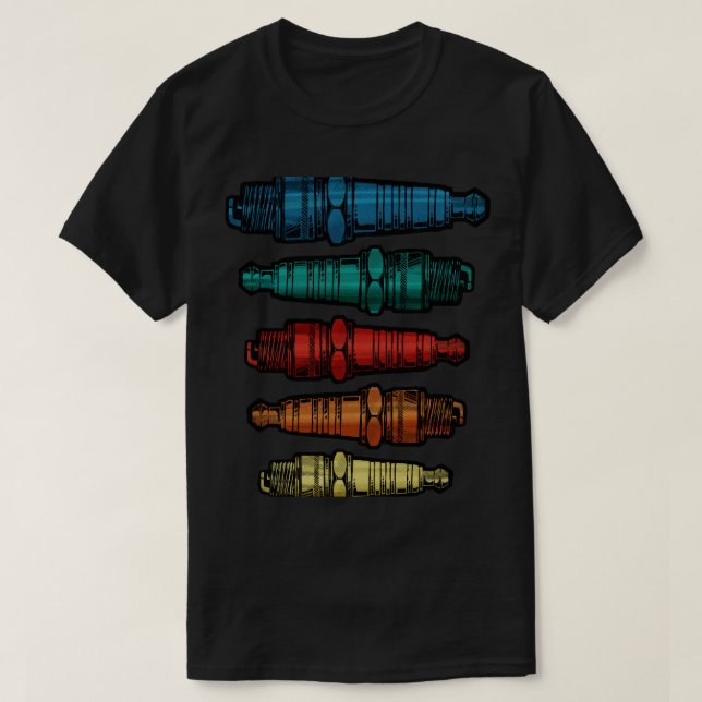 Spark Plugs Classic  T-Shirt (Design Front)