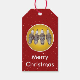 Spark plugs of the engine gift tags