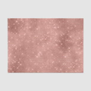 Spark Rose Gold Blush Glitter Powder Bridal Sweet Tissue Paper