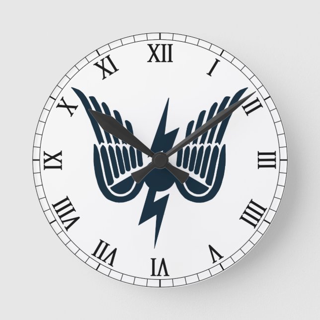 Sparker Badge Watch Round Clock (Front)