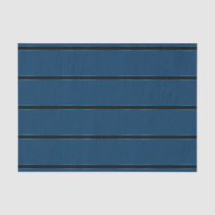 Sparking Metallic Thick Blue Stripes Tissue Paper