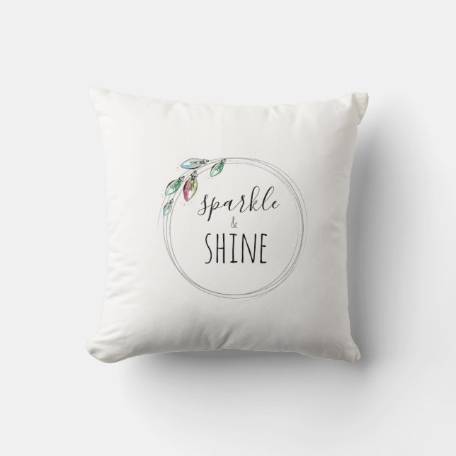 Sparkle and Shine Cushion (Front)