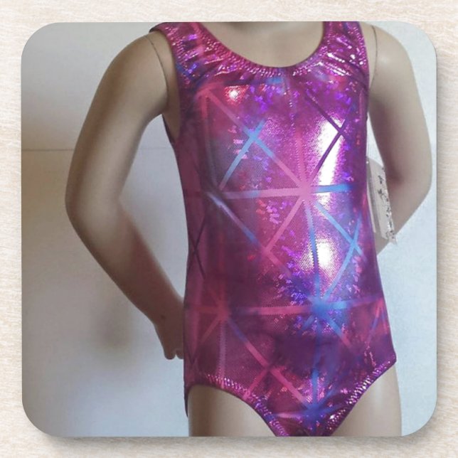 Sparkle and Shine Leotard Lover Coaster (Front)