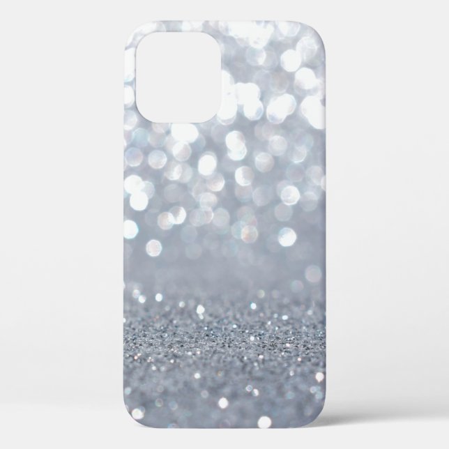 Sparkle and shiny of silver glitter abstract Case-Mate iPhone case (Back)