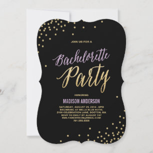 Sparkle   Bachelorette Party Invitation