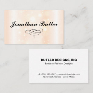 Sparkle Background Business Card