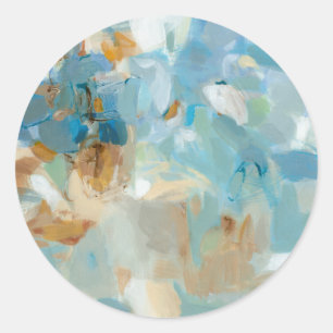 Sparkle Beach Classic Round Sticker