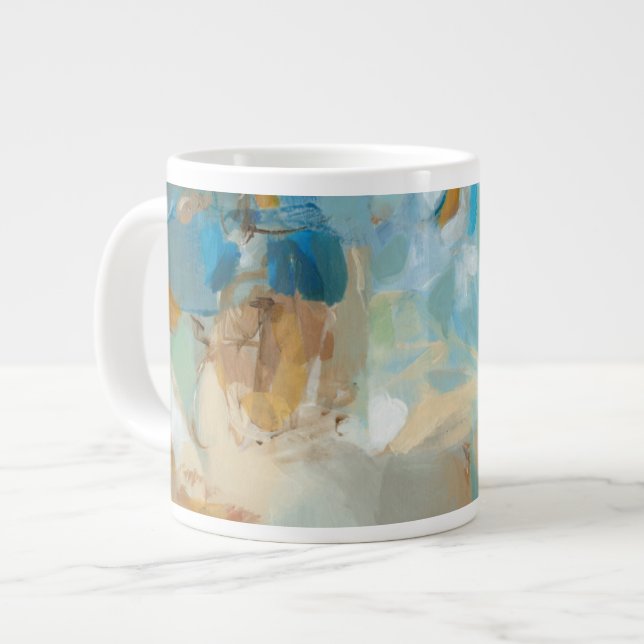 Sparkle Beach Large Coffee Mug (Front Left)